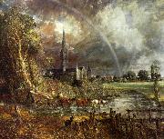 John Constable Salisbury Cathedral from the Meadows2 oil painting artist